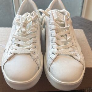 Golden Goose White Leather Sneakers
